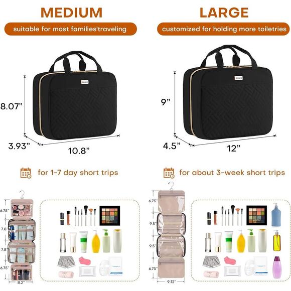 5  For $45  Ladies Toiletry Bag. Or Can Be A Makeup Bag - Picture 2 of 6